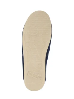 Bleu - Chaussons Pavers extra larges en velours côtelé