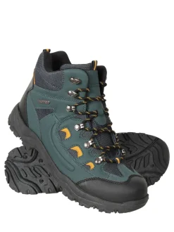 Bleu - Chaussures de randonnée Mountain Warehouse Adventurer imperméables pour homme