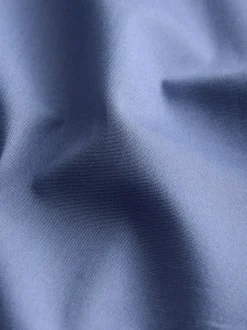 bleu - Chemise habillée à manches longues en coton extensible