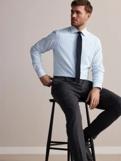 Bleu - Chemise Signature rayée