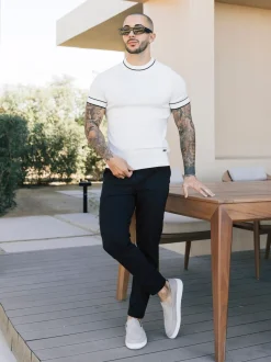 Bleu - Chinos Mauvais Beaufort Extensible