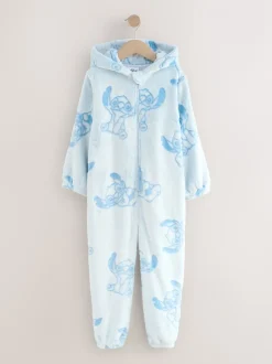 Bleu - Combinaison Lilo & Stitch en polaire Tout-en-un (3-16ans)