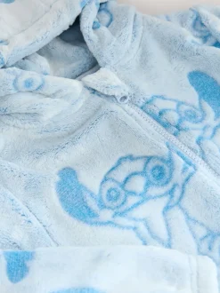 Bleu - Combinaison Lilo & Stitch en polaire Tout-en-un (3-16ans)