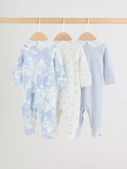 Bleu - Combinaisons de sommeil pour bébé 3 Pack (0mois-2ans)