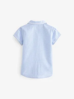 Bleu - Cotton Rich School Vichy Chemisiers (3-14yrs)