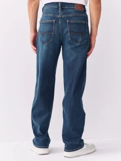 Bleu - Coupe ample - Jean Motionflex