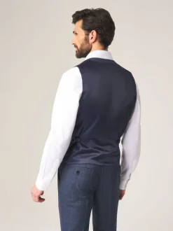 Bleu - Croisée - Veste de costume Skopes Double boutonnage Scoop Anello