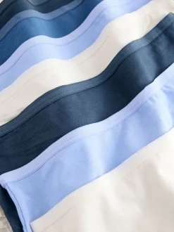 Bleu - Culotte en coton et dentelle 7 Pack