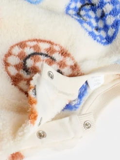 Bleu à damiers - Ensemble Bébé haut en polaire et Survêtement (0mois-2ans)