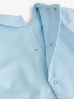 Bleu - Dors-bien Moschino bébé à logo, bonnet et bavoir avec coffret cadeau