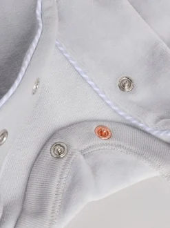 Bleu - Dors-bien texturé Baby Teddy Bear (0mois-3ans)