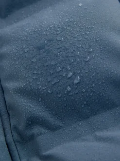 Bleu - Doudoune imperméable à Gamme longue doublée de polaire (3-17ans)