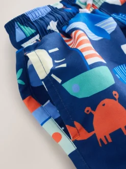 Bleu - Ensemble Sunsafe Rash Gilet et short de bain (3mois-7ans)