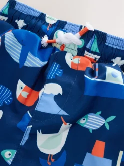 Bleu - Ensemble Sunsafe Rash Gilet et short de bain (3mois-7ans)