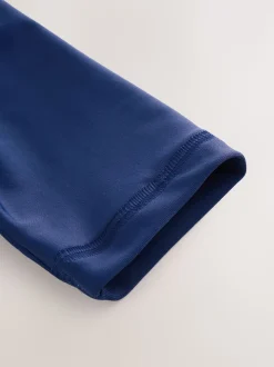 Bleu - Ensemble Sunsafe Rash Gilet et short de bain (3mois-7ans)