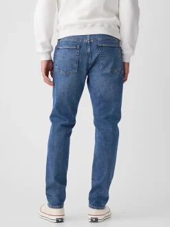 Bleu - Gap Coupe ajustée Comfort Extensible Tapered Jeans