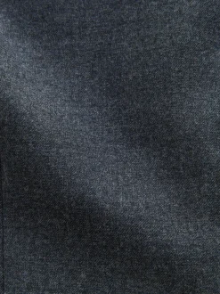 Bleu - Gilet de costume en laine mérinos mélangée