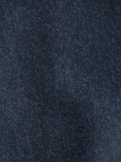 Bleu - Gilet de costume en flanelle de laine et cachemire mélangés Signature Zignone