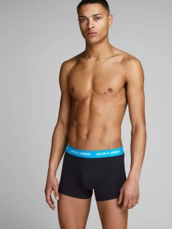 Bleu - Jack & Jones Caleçon boxeur 5 Pack
