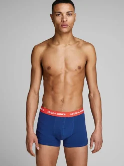 Bleu - Jack & Jones Caleçon boxeur 5 Pack