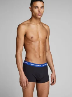 Bleu - Jack & Jones Caleçon boxeur 5 Pack