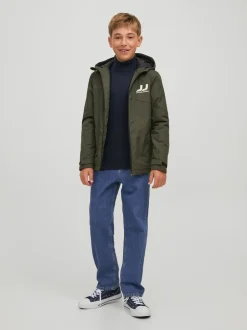 Bleu - JACK & JONES Jean Chris Junior coupe décontractée