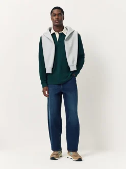 Bleu - Jean extensible classique coupe ballon