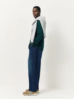 Bleu - Jean extensible classique coupe ballon