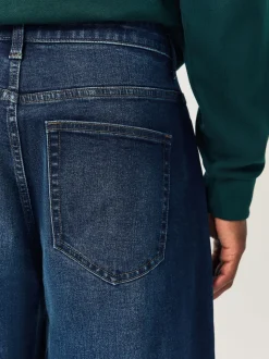 Bleu - Jean extensible classique coupe ballon