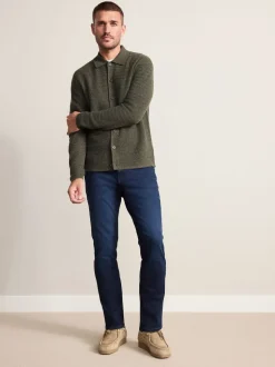 Bleu - Jean Signature ultra doux au toucher Denim