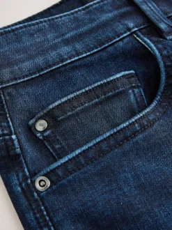 Bleu - Jean Signature ultra doux au toucher Denim