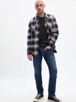 Bleu - Jeans slim Gap