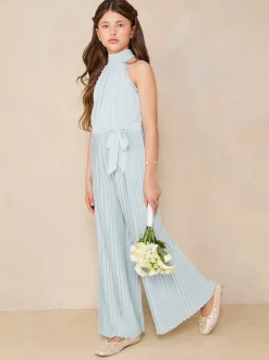 Bleu - Lipsy Licol Embelli Occasion Combinaison (5-16yrs)