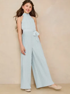 Bleu - Lipsy Licol Embelli Occasion Combinaison (5-16yrs)