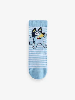 Bleu - Lot 5 paires de chaussettes Character riches en coton