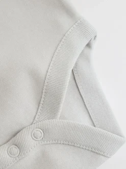 Bleu - Lot de 5 bodies bébé à manches courtes