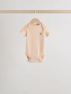 Bleu - Lot de 5 bodies bébé à manches courtes