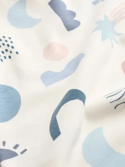 Bleu - Lot de 5 bodys à manches longues pour bébé