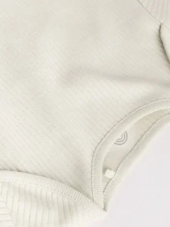 Bleu - Lot de 5 bodys à manches longues pour bébé