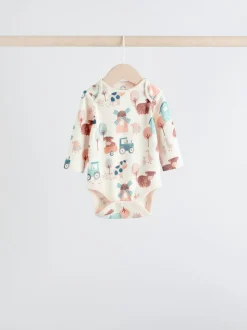 Bleu - Lot de 3 bodys Hamish à manches longues