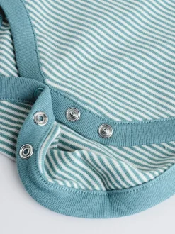 Bleu - Lot de 3 bodys Hamish à manches longues