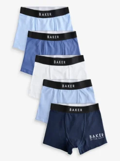 Bleu - Lot de 5 boxers Baker by Ted Baker