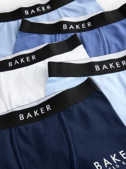 Bleu - Lot de 5 boxers Baker by Ted Baker