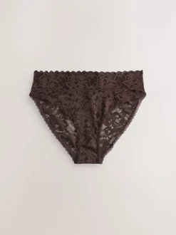 Bleu - Lot de 3 culottes en dentelle