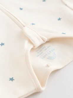 Bleu - Lot de 3 dors-bien bébé zippés (0-2ans)