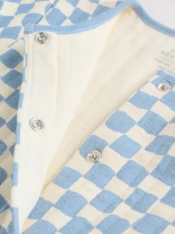 Bleu - Lot de 2 dors-bien matelassés pour bébé