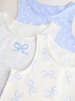 Bleu - Lot de 3 gilets imprimés (1.5-16ans)