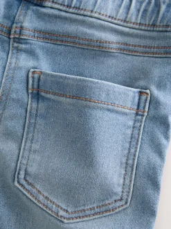 Bleu - Lot de 2 jeggings à taille élastiquée (3-16ans)