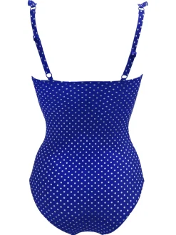 Bleu - Maillot de bain Pour Moi Sicily Tummy Control à volants