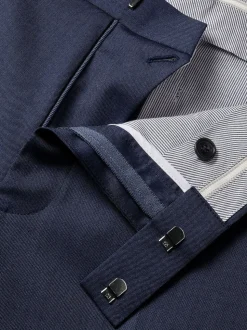 Bleu - Pantalon Charles Tyrwhitt slim en peau de requin